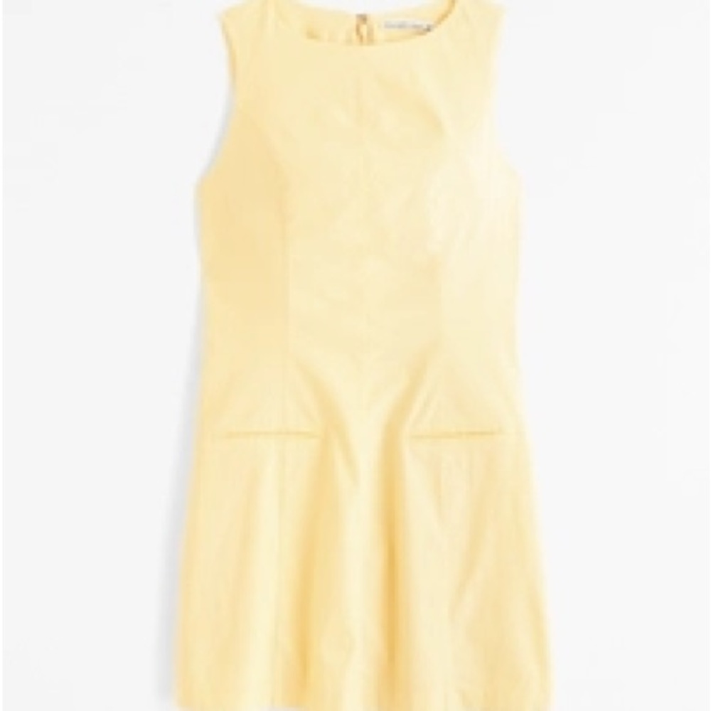 Abercrombie & Fitch Light Yellow mini Dress